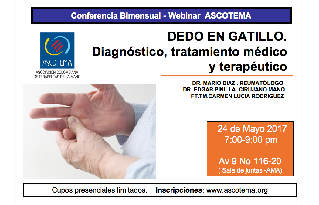 Webinar Dedo en gatillo